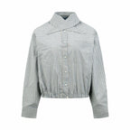 2026 Women's Triangle Brand Triangle Pattern Checkered Bowtie Shirt (FF847)
