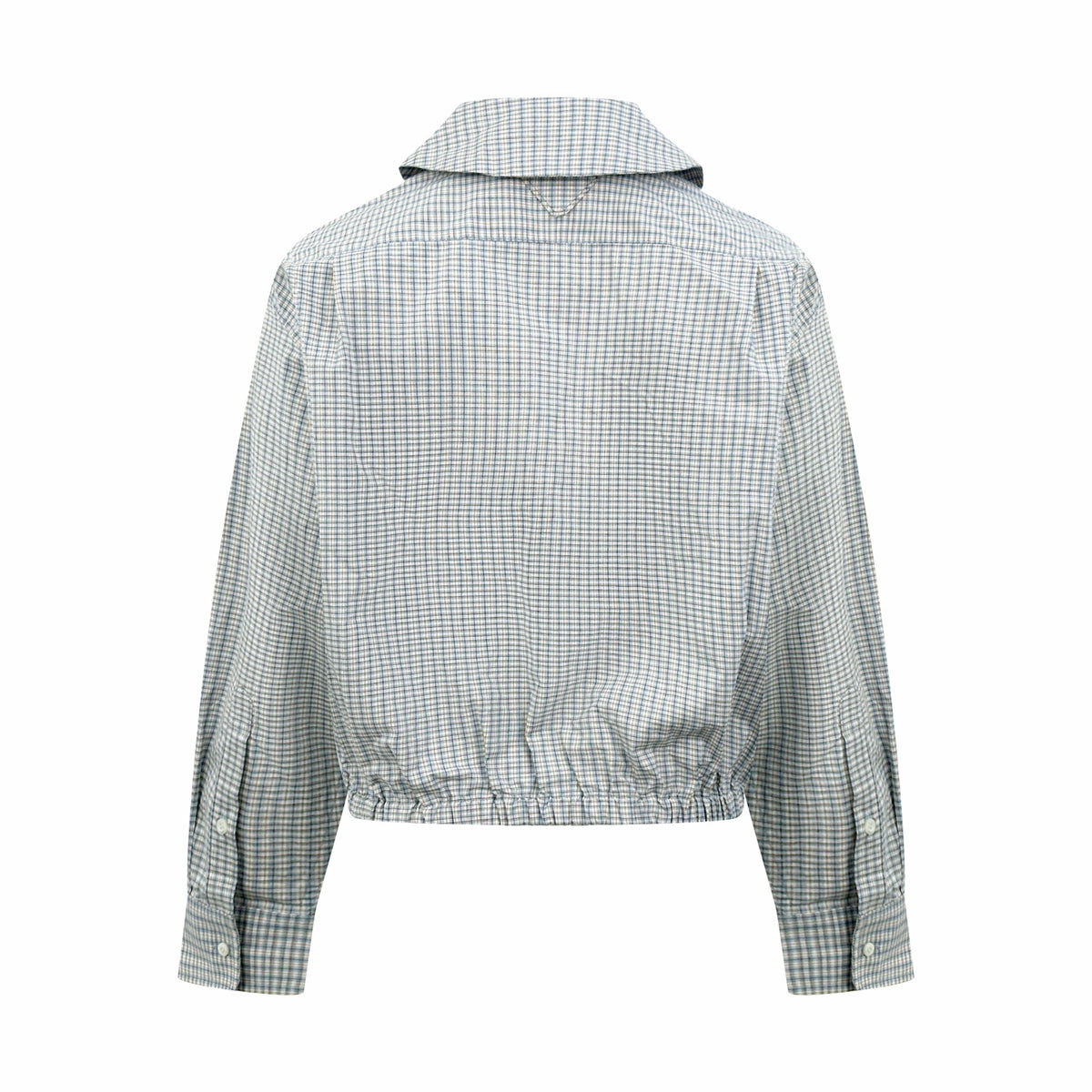2026 Women's Triangle Brand Triangle Pattern Checkered Bowtie Shirt (FF847)