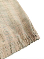 2026 Women's MM Logo Embroidered Plaid Coat (FF822)