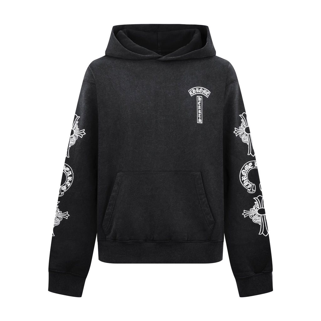 2026 New Model CH Logo Washed Antique Hoodie (AA1051-B35)