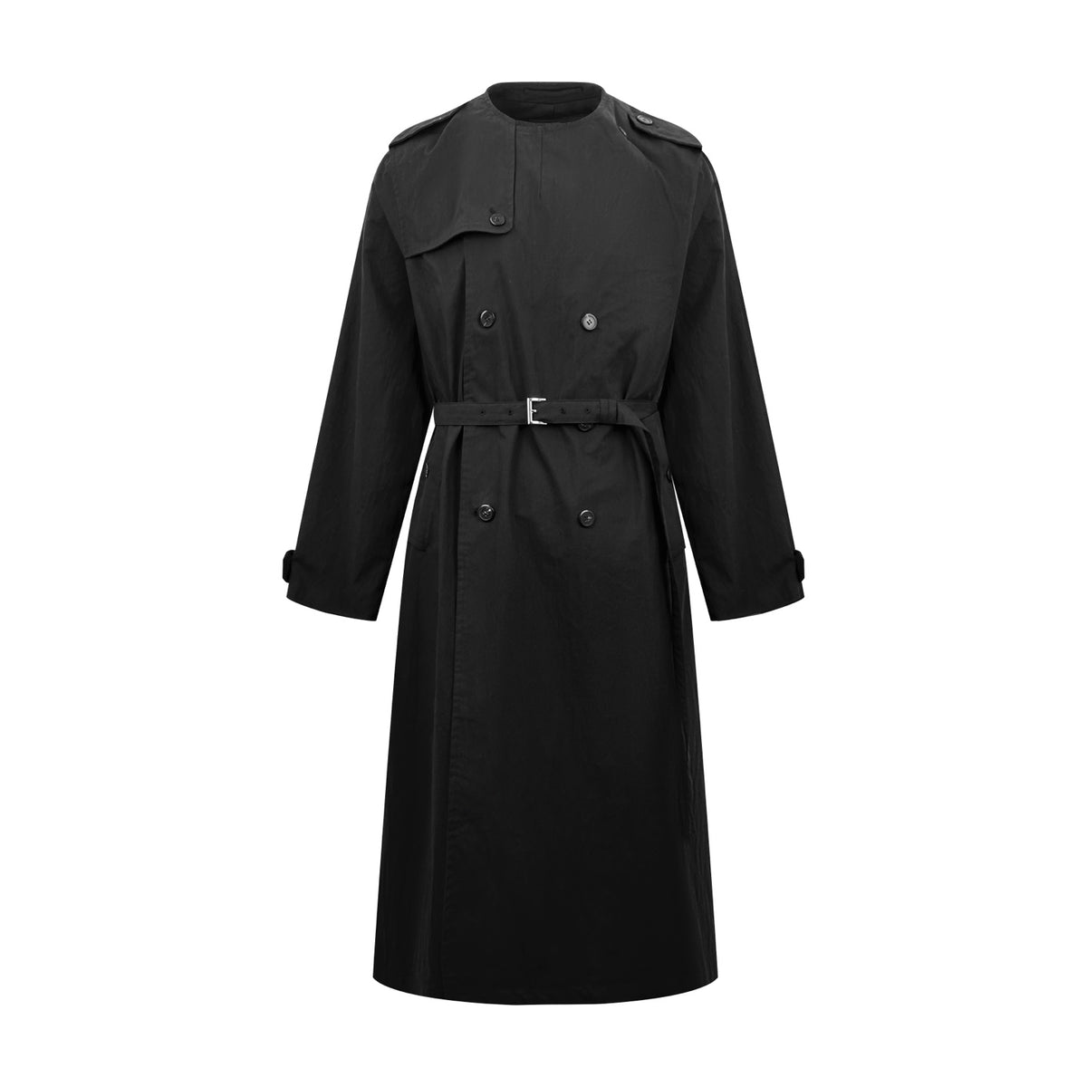 2026 New Model Triangle Brand Double-Peaked Coat with Two Front Buttons (CC7030-D30)