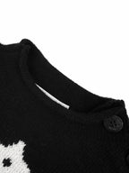 2026 Women's CD Embroidered Buttoned Sweater (DD212)