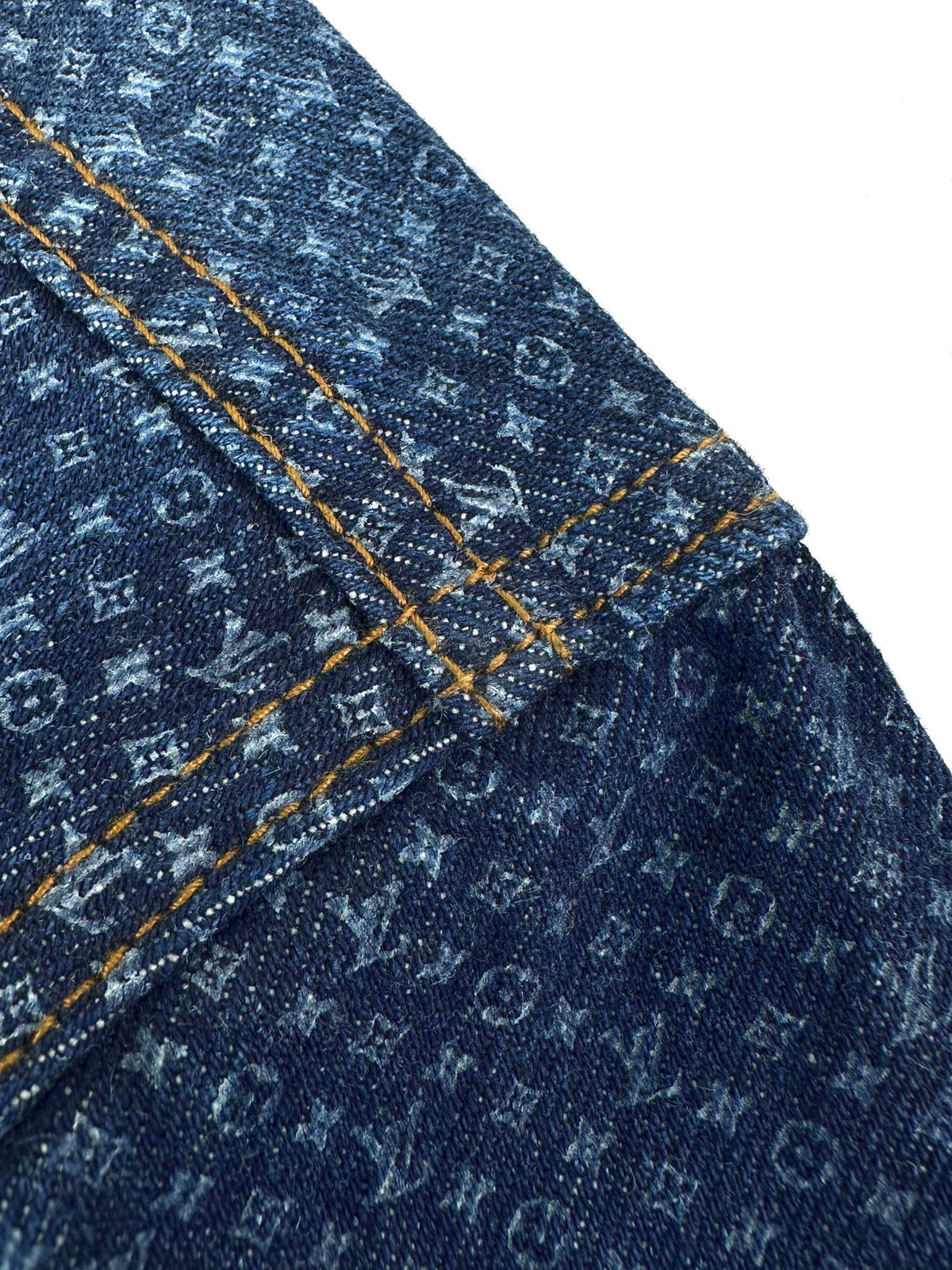 2026 New Model LY Full-Print Logo Zipper Denim Jacket (AA1032-C30)