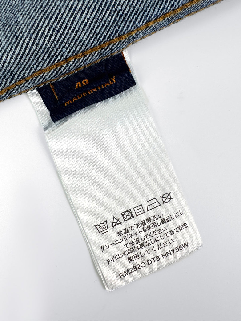 2026 New Model LY Full-Print Logo Zipper Denim Jacket (AA1032-C30)