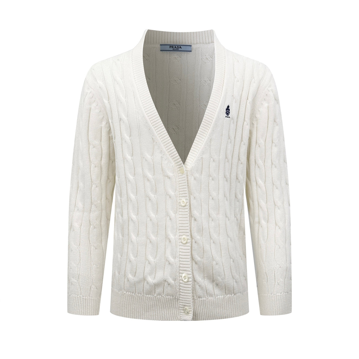 2026 New Model Triangle Brand Embroidered Cardigan Sweater (CC7012-B40)