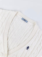 2026 New Model Triangle Brand Embroidered Cardigan Sweater (CC7012-B40)