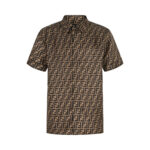 2026 New FF All-Over Print Short-Sleeved Shirt (25129-A90)