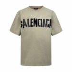 2026 New Balen Tape Letter T-Shirt (BB775-A20)