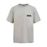 2026 New Balen Distressed Print Letter Short-Sleeve T-Shirt (BB770-A20)
