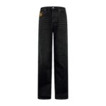 2026 New LY Logo Embroidered Denim Trousers (BB753-B55)