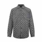 2026 New GU Full-Print Check Jacquard Shirt (BB720-B50)