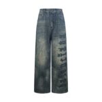 2026 New Balen Logo Distressed Long Pants (BB769-C05)