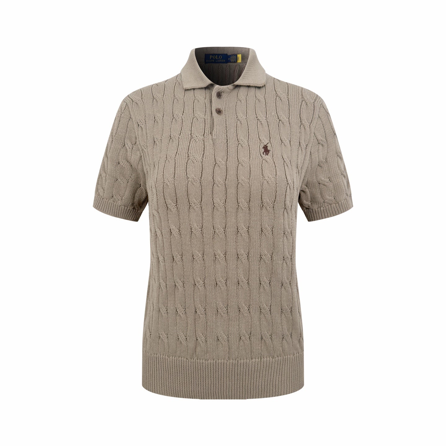 wsxc1776637881635_0.jpg 2026 Women's RL Cable-Knit Polo Neck Sweater (FF719) - Image 1
